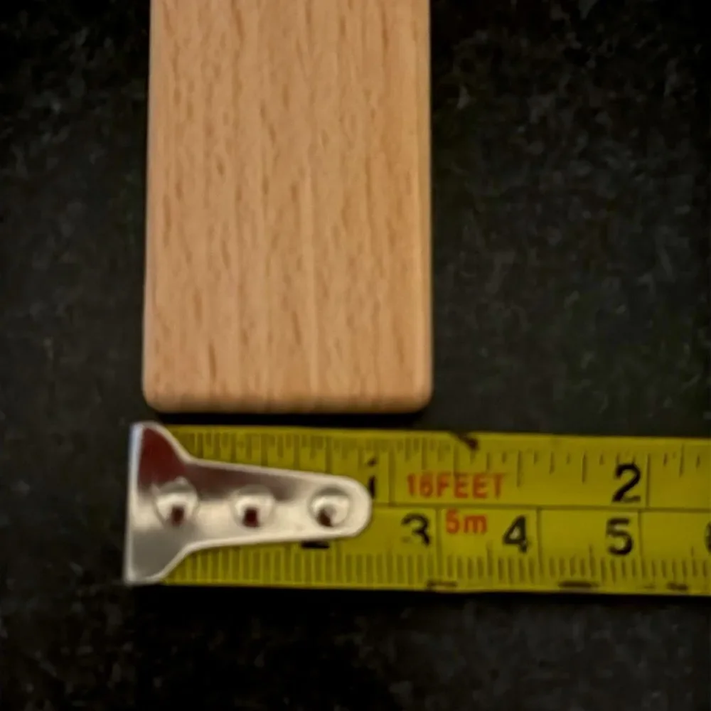 50 Unfinished Wood Rectangle Keychains – Bulk DIY Craft